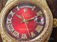 TW Replica 904L Rolex Day Date II Red Dial Yellow Gold Baguette Diamond Bezel 41 MM 2836 Watch (3)_th.jpg